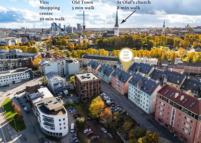 Stylish 1br Kalaranna, Walk To Old Town, Port, Cafes * Tallinn