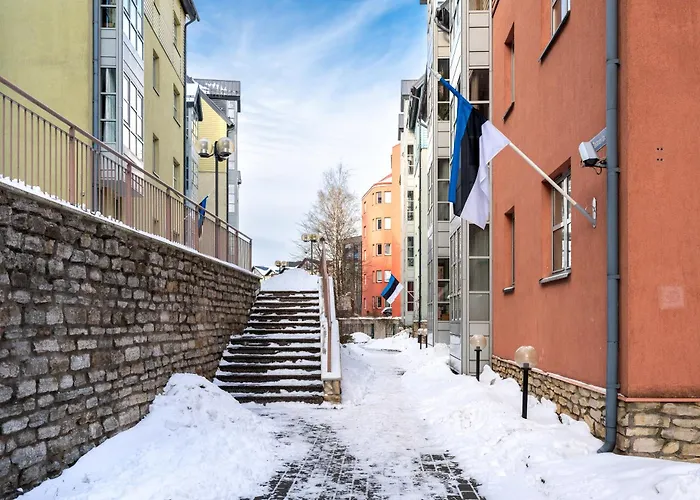 Lägenhet Stylish 1br Kalaranna, Walk To Old Town, Port, Cafes Tallinn