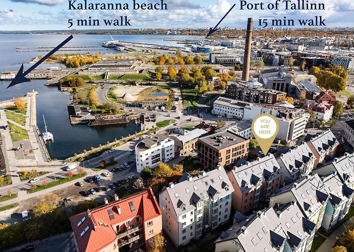 Appartement Stylish 1br Kalaranna, Walk To Old Town, Port, Cafés Tallinn